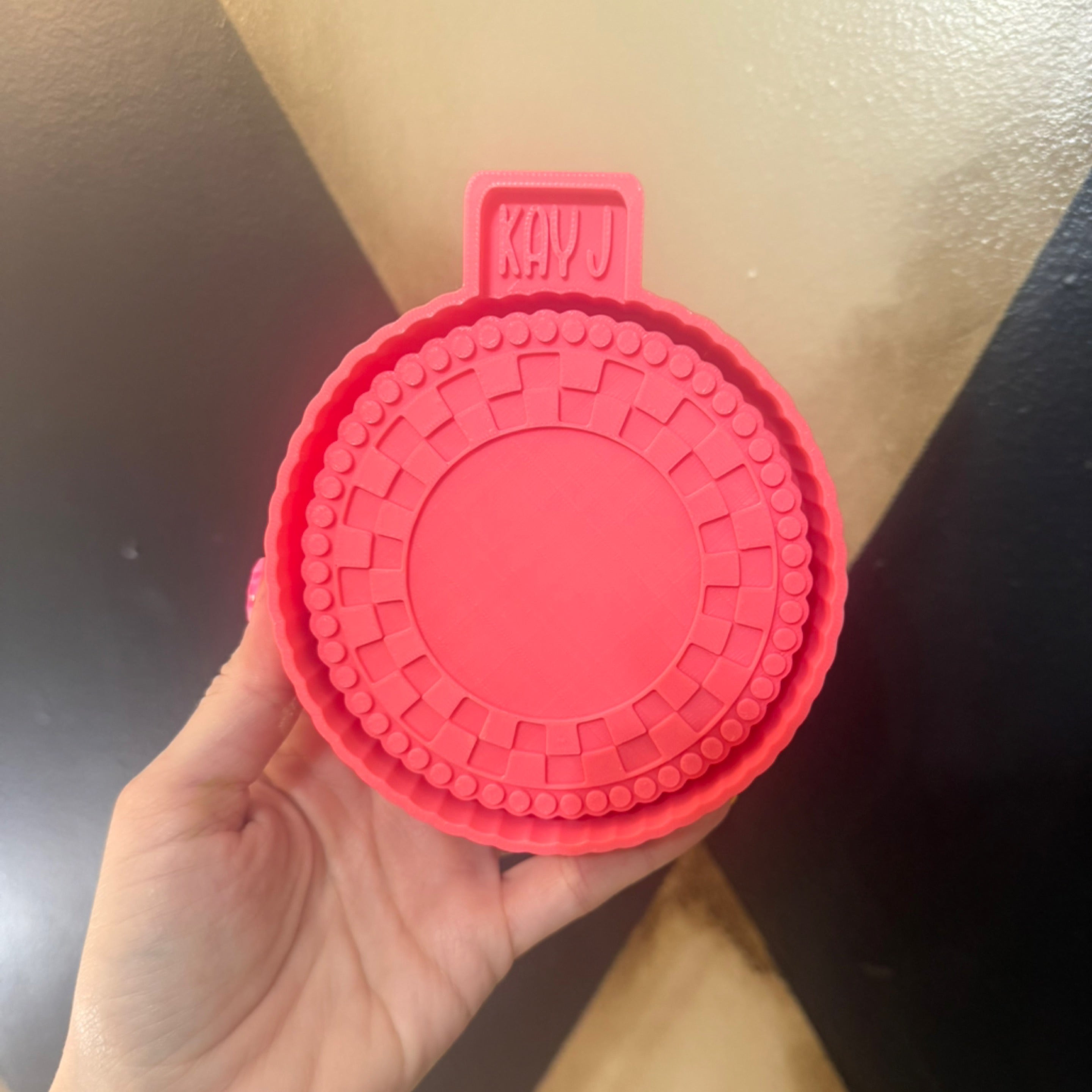 Dotted Checkered Circle | Kay J and Co.
